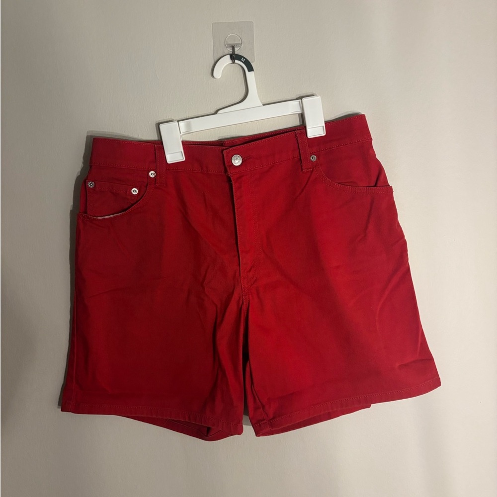 Levi’s Red Casual Denim Shorts